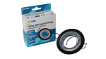 Ceiling lighting point fitting MULO round adjustable black brushed